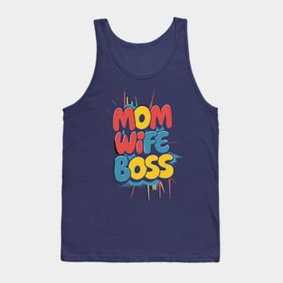 Mom wife boss Tank Top